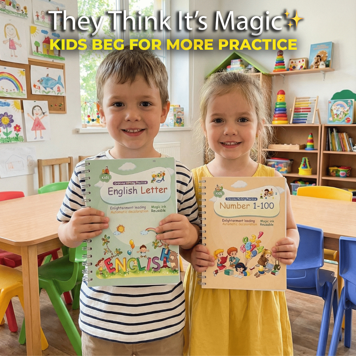 MotorMagic™ Happy Writer System — Watch Them BEG to Practice